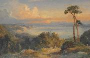 unknow artist Evening at Lake Constance oil painting reproduction